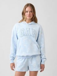 GAP Bluza w kolorze błękitnym rozmiar: XL. Niebieskie bluzy GAP, xl, bez wzorów, bez ramiączek, z kapturem. Za 128.55 zł.