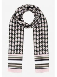 More & More Szal-koło w kolorze zielono-jasnoróżowo-czarnym rozmiar: onesize. Czarne szaliki i kominy More & More, bez wzorów, z materiału. Za 39.99 zł.