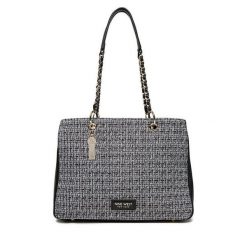 Torebka Nine West. Czarne torebki klasyczne Nine West, bez wzorów, klasyczne, bez dodatków. Za 209.99 zł.