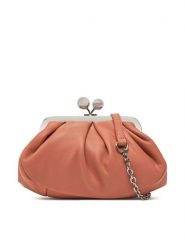 Weekend Max Mara Torebka Prati 2515511034600 Różowy. Czerwone kopertówki Weekend Max Mara, bez wzorów, ze skóry, wizytowe, bez dodatków. Za 1,319.00 zł.
