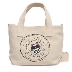 Torebka KARL LAGERFELD. Białe torebki klasyczne KARL LAGERFELD, bez wzorów, klasyczne, bez dodatków. Za 339.99 zł.