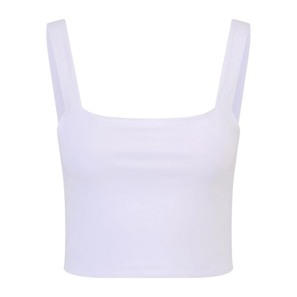 Top Damski Cropped 2pak. Białe topy Urban Classics, l, bez wzorów, sportowe, bez kołnierzyka, bez ramiączek. Za 120.99 zł.