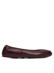 Tory Burch Baleriny Reva 174536 Granatowy. Niebieskie baleriny Tory Burch, bez wzorów, ze skóry, bez obcasa, bez zapięcia. Za 1,354.00 zł.