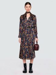 BIG STAR Sukienka w kolorze granatowym rozmiar: XL. Niebieskie sukienki BIG STAR, na co dzień, xl, bez wzorów, retro, bez kołnierzyka, bez ramiączek, midi, proste. Za 149.99 zł.