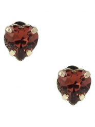 Otazu Pozłacane kolczyki-wkrętki z kryształami rozmiar: onesize. Brązowe kolczyki Otazu, z kryształem, pozłacane. Za 39.99 zł.