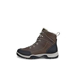 Buty trekkingowe za kostkę damskie Ecco Xpedition III. Czarne trekkingi ECCO, bez wzorów, z gumy, za kostkę, bez zapięcia, trekkingowe. Za 746.00 zł.