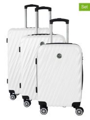 Geographical Norway 3-częściowy zestaw "Swap" w kolorze białym rozmiar: onesize. Białe walizki Geographical Norway. Za 347.99 zł.