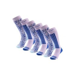 Skarpety narciarskie - Damskie - 6 par - Fioletowe. Fioletowe skarpetki POEDERBAAS, bez wzorów, z wełny, narciarskie. W wyprzedaży za 329.62 zł.