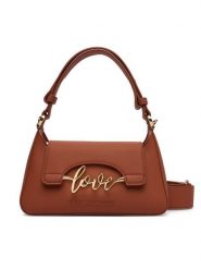 LOVE MOSCHINO Torebka JC4268PP0PKR0208 Brązowy. Brązowe torebki klasyczne Love Moschino, bez wzorów, ze skóry, bez dodatków. Za 919.99 zł.