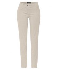 Rosner Dżinsy "Toni" - Slim fit - w kolorze beżowym rozmiar: 40. Brązowe jeansy Rosner, bez wzorów. Za 113.95 zł.