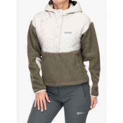 Bluza z kapturem damska Columbia Cloud Point Hooded Fleece. Zielone bluzy Columbia, xs, bez wzorów, sportowe, bez ramiączek, z kapturem. Za 303.99 zł.