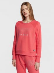 DKNY Sport Bluza DP2T9071 Różowy Regular Fit. Czerwone bluzy bez kaptura DKNY Sport, m, bez wzorów, z bawełny, bez kaptura. Za 199.99 zł.