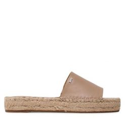 Espadryle DKNY. Brązowe espadryle DKNY, bez wzorów, bez obcasa. Za 819.99 zł.