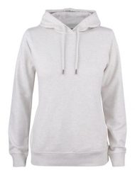 Clique Premium OC Hoody Women — damska bluza z kapturem organic – nature melange. Szare bluzy CLIQUE, s, bez wzorów, z bawełny, bez ramiączek, z kapturem. Za 263.25 zł.