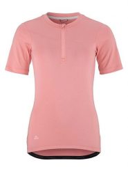 Craft Koszulka kolarska "Core Offroad" w kolorze jasnoróżowym rozmiar: XL. Różowe t-shirty sportowe Craft, xl, bez wzorów, z materiału, bez ramiączek, rowerowe. Za 108.99 zł.