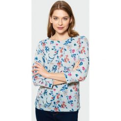 Prosty sweter w kwiaty. Swetry Greenpoint, bez wzorów, z elastanu, bez ramiączek. Za 39.99 zł.