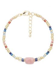 U.S. Polo Assn. Pozłacana bransoletka z kamieniami szlachetnymi rozmiar: onesize. Niebieskie bransoletki U.S. Polo Assn., metalowe. Za 69.99 zł.