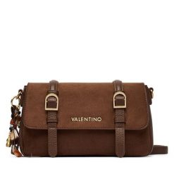 Torebka Valentino. Brązowe listonoszki Valentino, bez wzorów, bez dodatków. Za 619.99 zł.