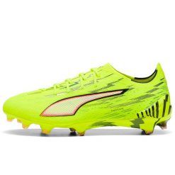 Buty Piłkarskie Puma Ultra 6 Ultimate Fg Dorośli. Czerwone buty treningowe Puma, bez wzorów, z gumy, bez zapięcia, do piłki nożnej. Za 619.99 zł.