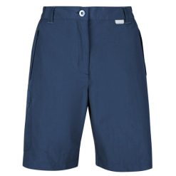 Damskie Szorty Trekkingowe Chaska II. Niebieskie szorty Regatta, bez wzorów, sportowe. Za 56.99 zł.
