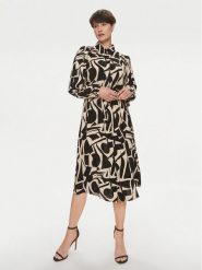 ONLY Sukienka koszulowa Halia 15315986 Czarny Regular Fit. Czarne sukienki ONLY, xs, bez wzorów, z wiskozy, bez kołnierzyka, bez ramiączek, koszulowe. Za 149.99 zł.