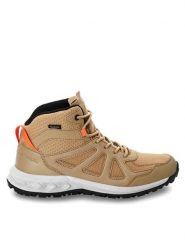 Jack Wolfskin Trekkingi Woodland 2 Texapore Mid W 4051331 Beżowy. Brązowe buty trekkingowe Jack Wolfskin, bez wzorów, z materiału, bez zapięcia, trekkingowe. Za 379.99 zł.