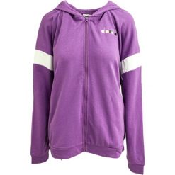 Bluza z kapturem Diadora Fz Spotlight, Kobiety. Fioletowe bluzy Diadora, m, bez wzorów, z bawełny, bez ramiączek, z kapturem. Za 89.99 zł.