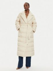 PINKO Płaszcz zimowy Taccuino 103829 A0L5 Écru Regular Fit. Płaszcze Pinko, na zimę, l, bez wzorów, z syntetyku, bez kaptura. Za 1,849.00 zł.