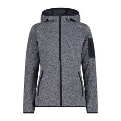 Polar z kapturem dla kobiet CMP. Brązowe bluzy z polaru CMP, l, bez wzorów, z polaru, narciarskie. Za 341.45 zł.