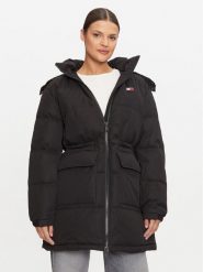 Tommy Jeans Kurtka puchowa Alaska DW0DW18821 Czarny Regular Fit. Czarne kurtki Tommy Jeans, l, bez wzorów, z jeansu, bez kaptura. Za 929.99 zł.