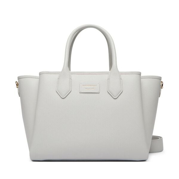 Torebka Emporio Armani. Białe torebki klasyczne Emporio Armani, bez wzorów, klasyczne, bez dodatków. Za 1,370.99 zł.