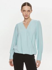 Rinascimento Bluzka CFC0117653003 Niebieski Regular Fit. Niebieskie bluzki Rinascimento, s, bez wzorów, z syntetyku, bez kołnierzyka, bez ramiączek. Za 169.99 zł.