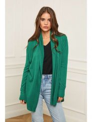 Soft Cashmere Kardigan w kolorze zielonym rozmiar: 34/36. Zielone swetry Soft Cashmere, bez wzorów, klasyczne, bez ramiączek. Za 78.84 zł.