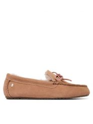 EMU Australia Kapcie Sandrine W13211 Brązowy. Brązowe kapcie Emu Australia, bez wzorów. Za 429.99 zł.