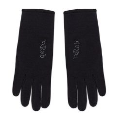 Rękawiczki Damskie Rab. Czarne rękawiczki RAB, bez wzorów, sportowe. Za 139.99 zł.