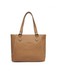 Lasocki Torebka LSK-O-010-07 Beżowy. Brązowe shopper bag Lasocki, bez wzorów, ze skóry, bez dodatków. Za 199.99 zł.
