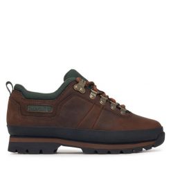 Trekkingi Timberland. Brązowe buty trekkingowe Timberland, bez zapięcia. Za 599.99 zł.
