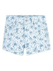 Levi's Kids Szorty dżinsowe w kolorze niebiesko-białym rozmiar: 164. Białe szorty Levi's Kids, z aplikacjami, ze skóry, klasyczne. Za 83.62 zł.