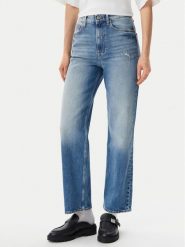 Tommy Jeans Jeansy Layla DW0DW19772 Niebieski Straight Fit. Niebieskie jeansy Tommy Jeans, bez wzorów, z bawełny. Za 299.99 zł.