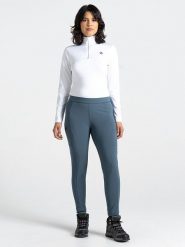 Dare 2b Legginsy funkcyjne "Melodic II" w kolorze niebieskoszarym rozmiar: 34. Niebieskie legginsy Dare 2b, bez wzorów, z materiału, sportowe. Za 88.23 zł.