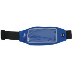 Saszetka do biegania Dunlop z okienkiem. Czarne nerki i saszetki Dunlop, bez wzorów, sportowe, bez dodatków. Za 14.99 zł.