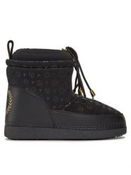 Pollini Śniegowce SA24213G0HXM100A Czarny. Czarne botki Pollini, bez wzorów, ze skóry, bez zapięcia. Za 819.99 zł.