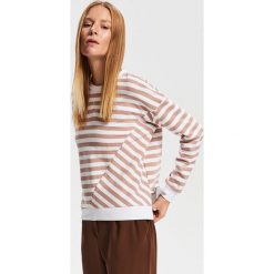 Bluza w paski - Kremowy. Bluzy marki Reserved. W wyprzedaży za 39.99 zł.