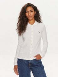 Polo Ralph Lauren Koszula 211941176004 Biały Slim Fit. Białe koszule Polo Ralph Lauren, xs, bez wzorów, z bawełny, bez kołnierzyka, bez ramiączek. Za 609.99 zł.