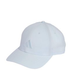 Czapka New Logo Embroidered Baseball. Niebieskie czapki z daszkiem adidas, bez wzorów, z materiału, sportowe. Za 67.99 zł.