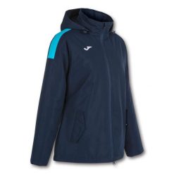 Kurtka sportowa damska Joma Trivor wiatrówka. Niebieskie kurtki przejściowe sportowe Joma, s, bez wzorów, z polaru, bez kaptura. Za 416.50 zł.