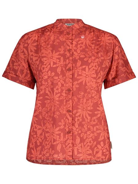 Maloja Koszula "DavennaM" w kolorze czerwonym rozmiar: M. Czerwone bluzki Maloja, m, bez wzorów, z bawełny, bez kołnierzyka, bez ramiączek. Za 122.96 zł.