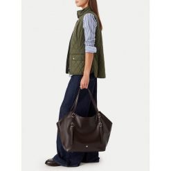 Torebka Beverly Hills Polo Club. Brązowe shopper bag Beverly Hills Polo Club, bez wzorów, bez dodatków. Za 229.99 zł.