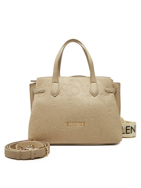 Valentino Torebka Pansy VBS8PG04 Kremowy. Białe torebki klasyczne Valentino, bez wzorów, ze skóry, bez dodatków. Za 489.99 zł.