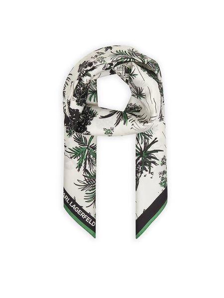 KARL LAGERFELD Chusta B2W33049 Kolorowy. Chusty KARL LAGERFELD, bez wzorów, z jedwabiu. Za 519.99 zł.